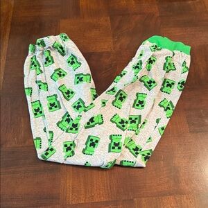 Minecraft Sleep Wear Pyjama Bottoms Large Size 10 / 12